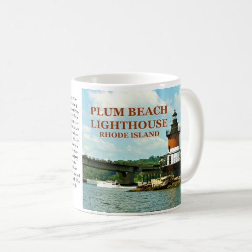 Plum Beach Lighthouse Rhode Island Mug