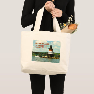 Plum Beach Lighthouse, Rhode Island Tote Bag