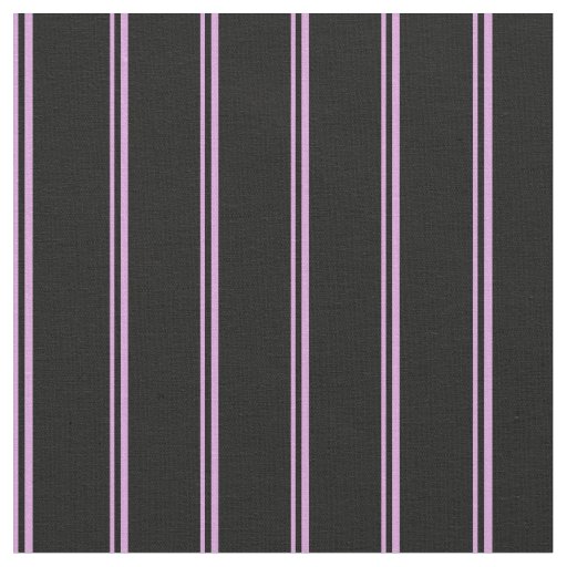 Plum & Black Colored Stripes Fabric