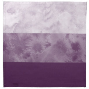 Plum Block Stripes Napkin