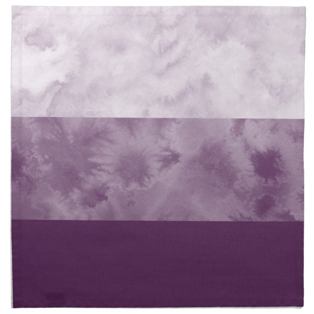 Plum Block Stripes Napkin (Front)