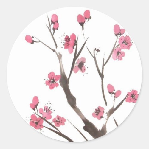 Plum Blossom Branches Stickers