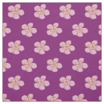 Plum blossom fabric