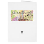 "Plum Blossom Fairy" Card (Back)