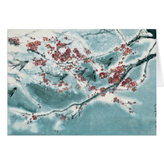 Plum Blossom in Snow Cards (Front Horizontal)