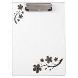 Plum Blossom Line Art – Botanical Clipboard