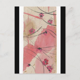 Plum Blossom Splash Postcard