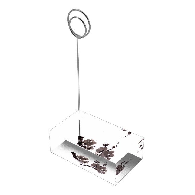 Plum blossom sumie place card holder (Corner)