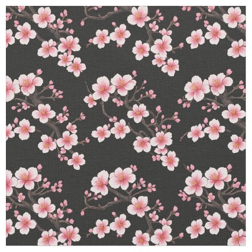 Plum Blossoms - 1 Fabric