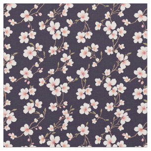 Plum Blossoms - 2 Fabric