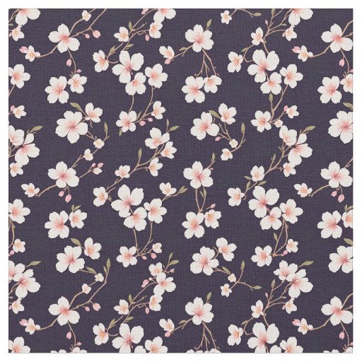 Plum Blossoms - 2 Fabric