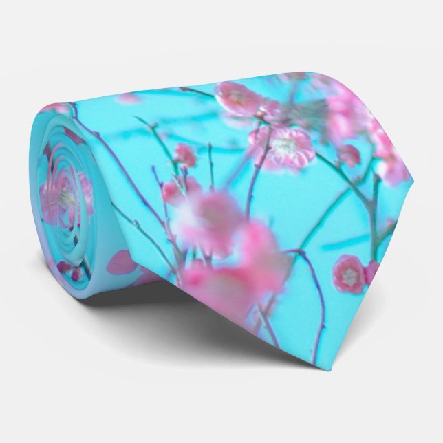 Plum Blossoms (Suzhou, China) Neck Tie (Rolled)