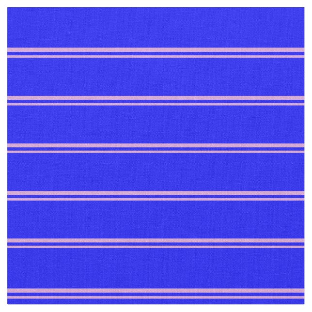 Plum & Blue Lines Fabric (Close Up)