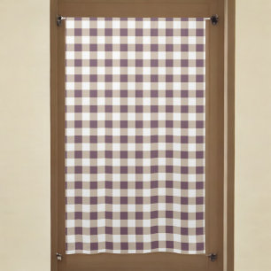 Plum Buffalo Plaid Curtain for Stylish Home Decor