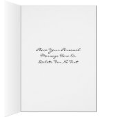 Plum Celtic Border Design Photo Card (Inside (Right))