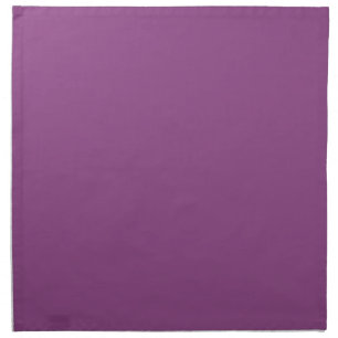 Plum-Colored Napkins