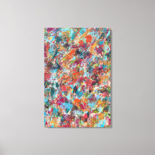 Plum Crazy 24 x 36 Wrapped Canvas Print