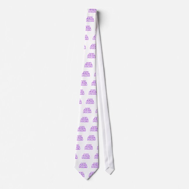 plum crazy 440 mopar neck tie (Front)