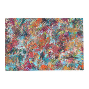 Plum Crazy Laminated Placemat