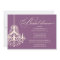 PLUM & CREAM CHANDELIER | BRIDAL SHOWER INVITE