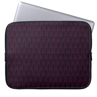 Plum Damask Laptop Sleeve