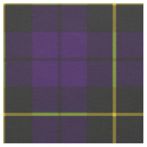 Plum dark purple and black plaid fabric