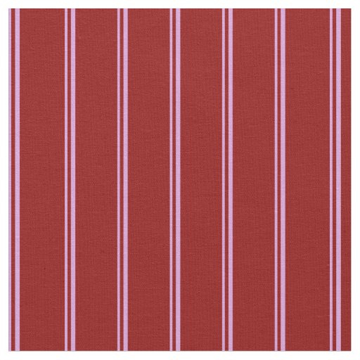 Plum & Dark Red Pattern of Stripes Fabric