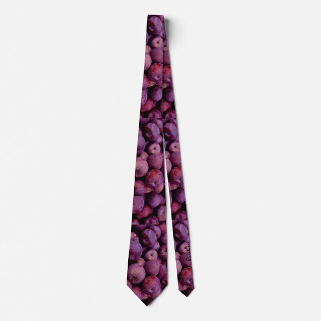 Plum Delicious Necktie (Front)