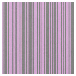 Plum & Dim Gray Stripes Fabric