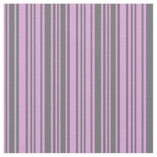 Plum & Dim Gray Stripes Fabric