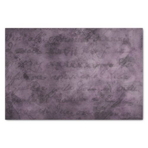 Plum faded printed parchment paper handwriting