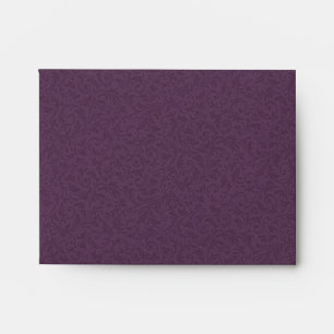 Plum Filigree Envelope - A2 Note