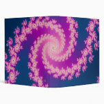 Plum - Fractal 3 Ring Binder