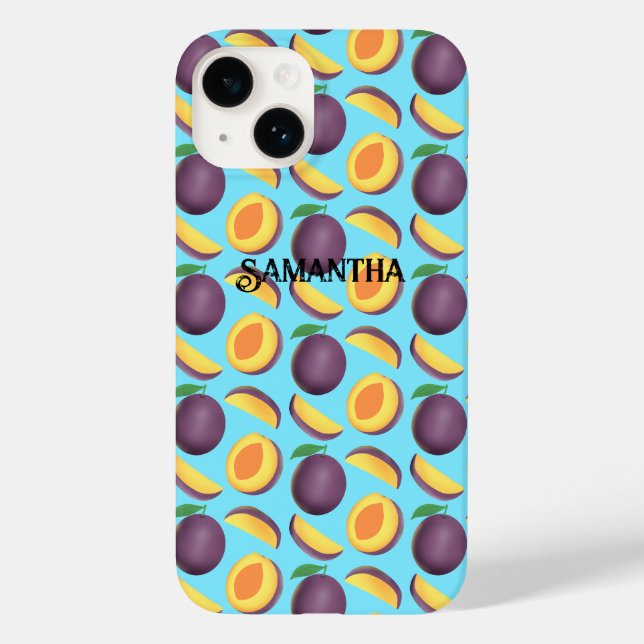 Plum Fruit Case-Mate iPhone Case (Back)