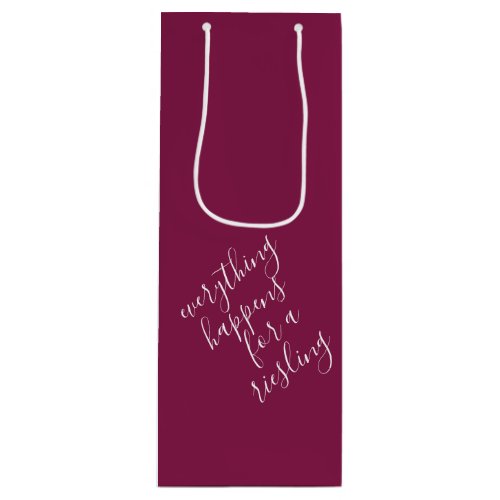 Plum Funny Wine Pun Wine Gift Bag