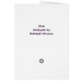 "Plum" Geometric Art Cards (Back)