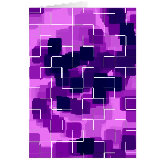 "Plum" Geometric Art Cards (Front)