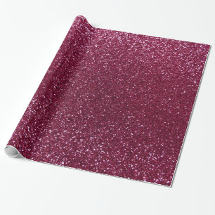 Plum glitter wrapping paper