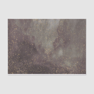 Plum grey galaxy of stars parchment tissue paper