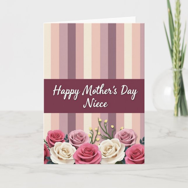 Plum Happy Mothers Day Card (Front)