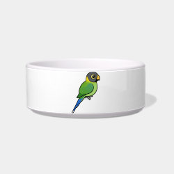 Plum-headed Parakeet female Cat Food Bowl
