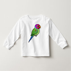 Plum-headed Parakeet male Toddler Long Sleeve T-Shirt