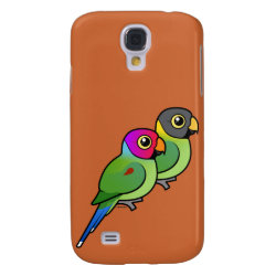 Plum-headed Parakeet Pair Case-Mate Barely There Samsung Galaxy S4 Case