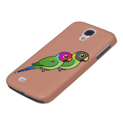 Plum-headed Parakeet Pair Case-Mate Barely There Samsung Galaxy S4 Case