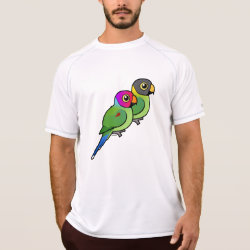 Plum-headed Parakeet Pair Men's Champion Double Dry Mesh T-Shirt