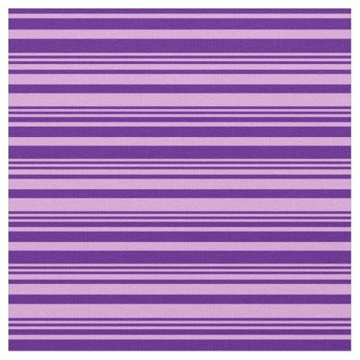 Plum & Indigo Lined Pattern Fabric