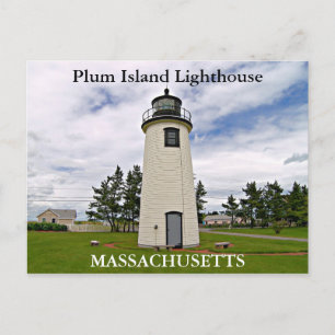 Plum Island Lighthouse, Massachusetts Postcard
