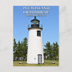 Plum Island Lighthouse, Massachusetts Postcard