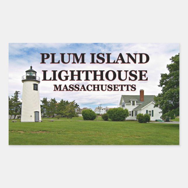 Plum Island Lighthouse, Massachusetts Stickers (Front)