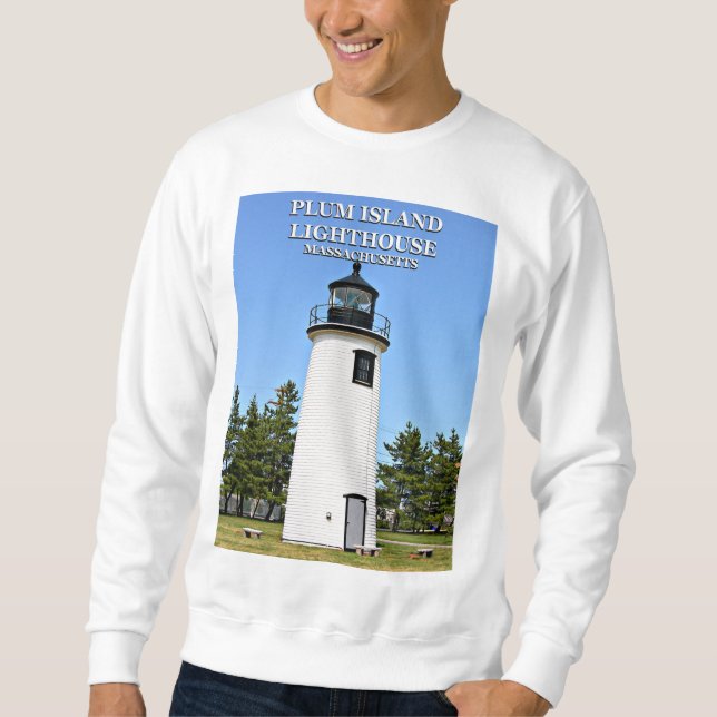 Plum Island Lighthouse, Massachusetts Sweatshirt (Front)